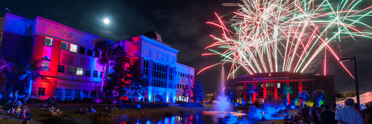 Fireworks Show on Campus
